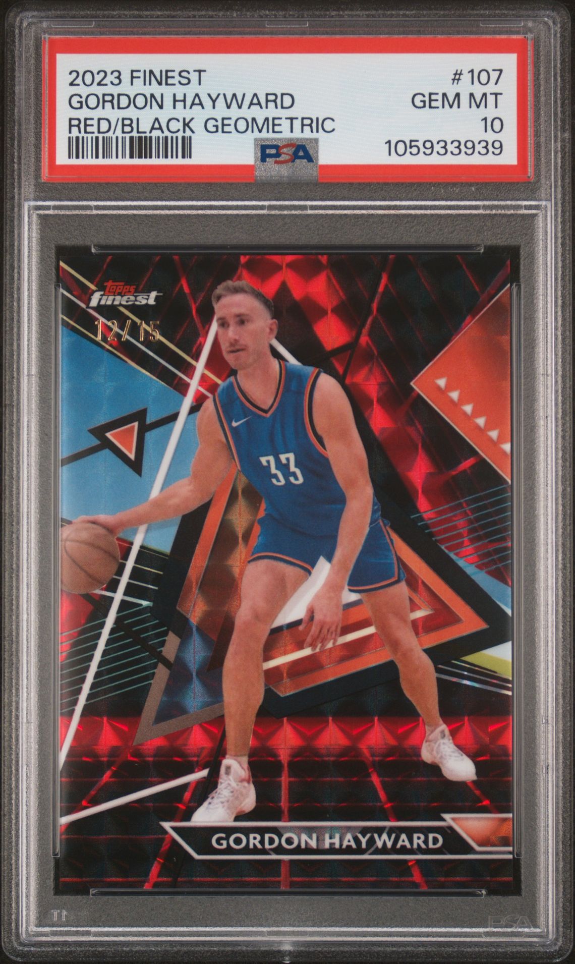 2023 Topps Topps Finest #107 Gordon Hayward front