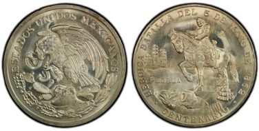 (1962)-Mo Medal Grove-800a Ag Cinco de Mayo MS65