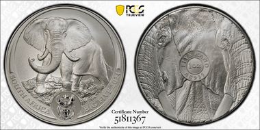 2024 5 Rand The Big Five - Elephant MS70