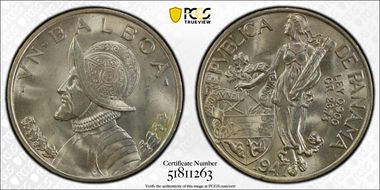 1947 Balboa KM-13  Ag MS65