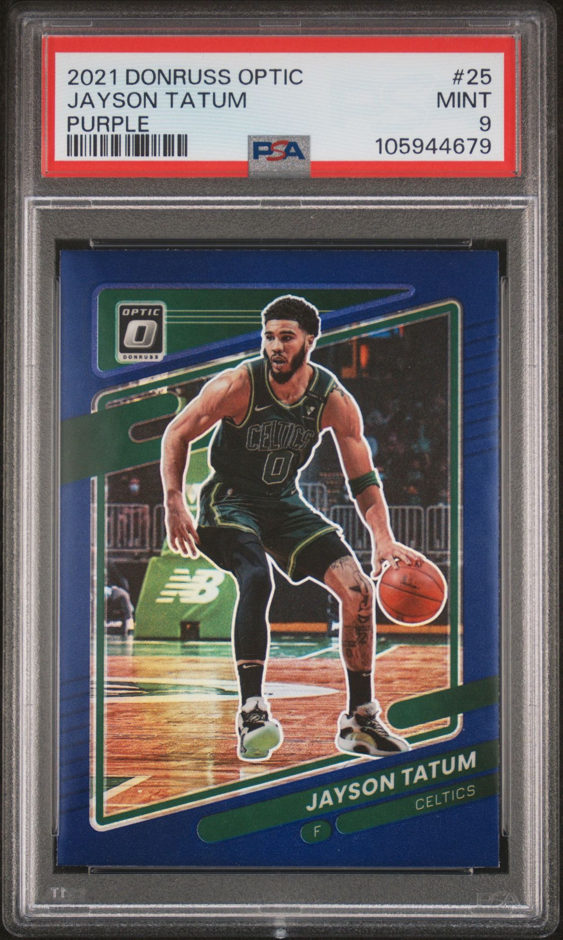 2021 Panini PANINI DONRUSS OPTIC PURPLE #25 Jayson Tatum front
