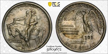 1925 50C Stone Mtn. - N.CAR. N1