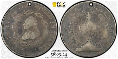 (1800) AR Medal Washington Funeral, Urn VG8