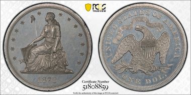 1870 $1 J-1006 PR64+