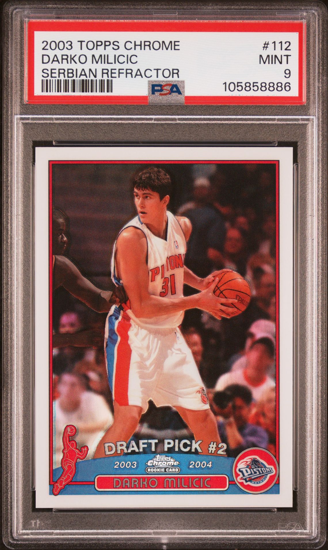2003 Topps Chrome #112 Darko Milicic front