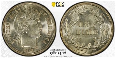 1903-O 10C MS64