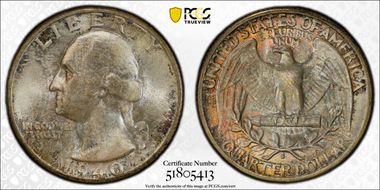 1940-S 25C MS67