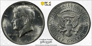 1964-D 50C MS63