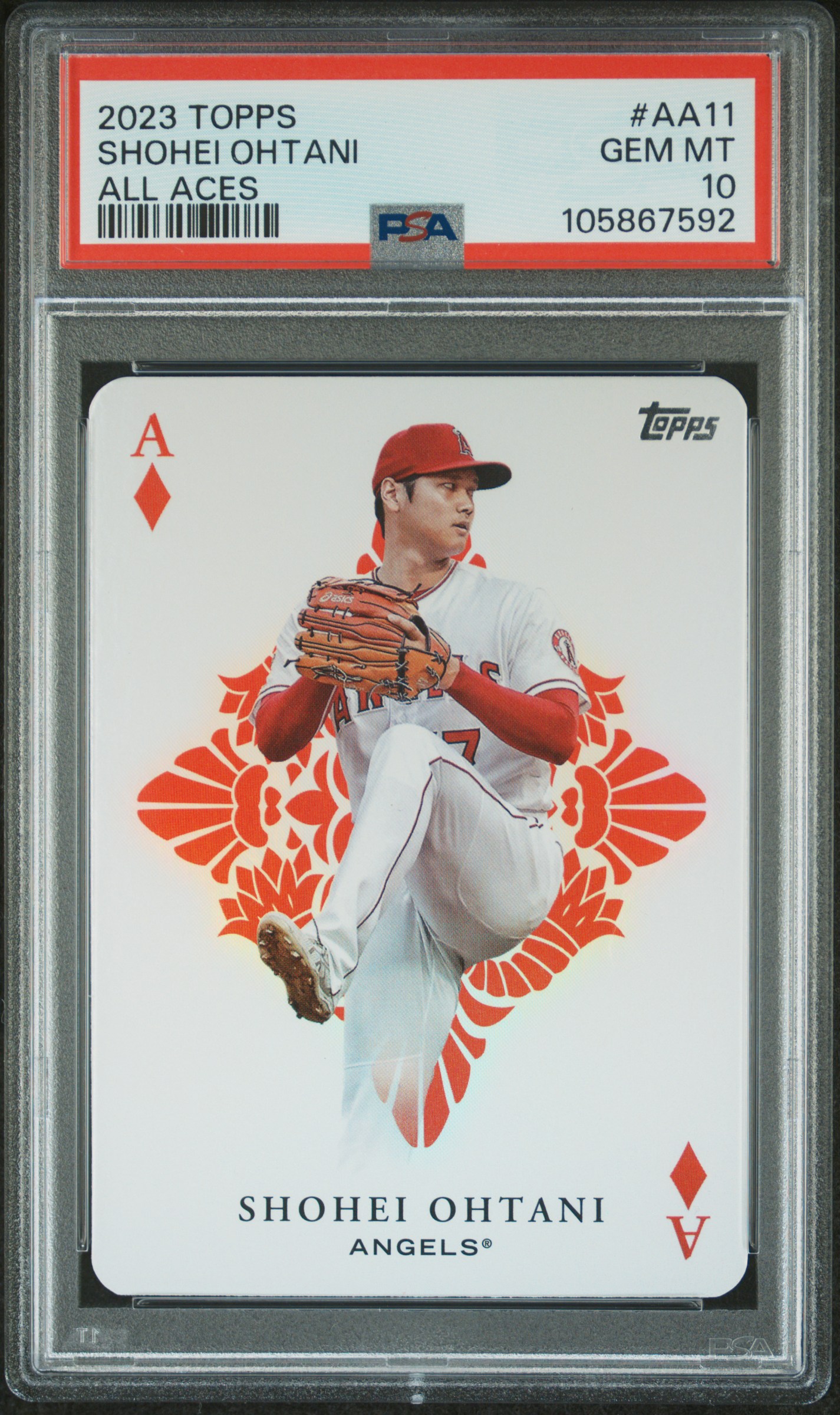 2023 Topps All Aces Shohei Ohtani #Aa11 (All Aces) Gem Mt 10 front