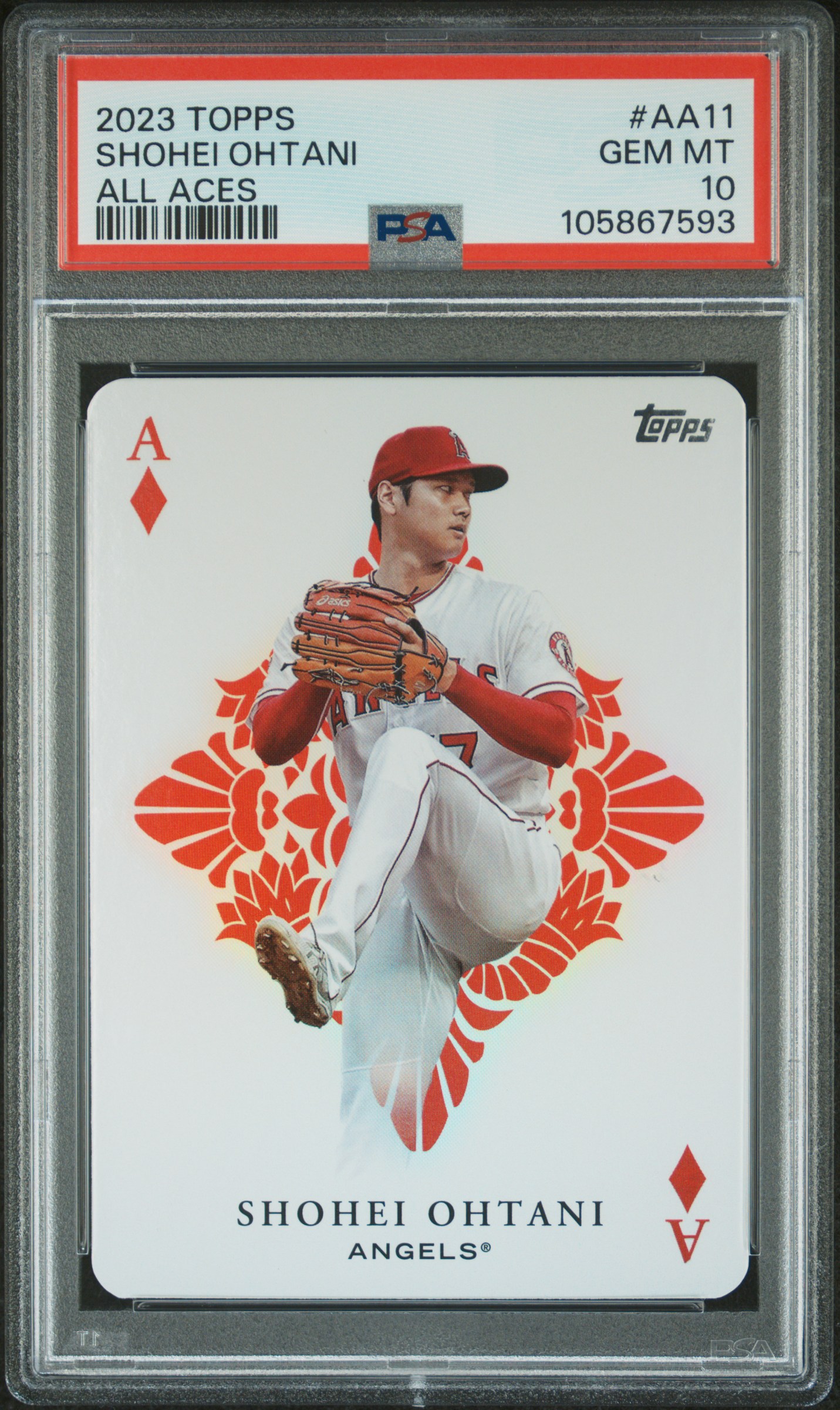 2023 Topps All Aces Shohei Ohtani #Aa11 (All Aces) Gem Mt 10 front