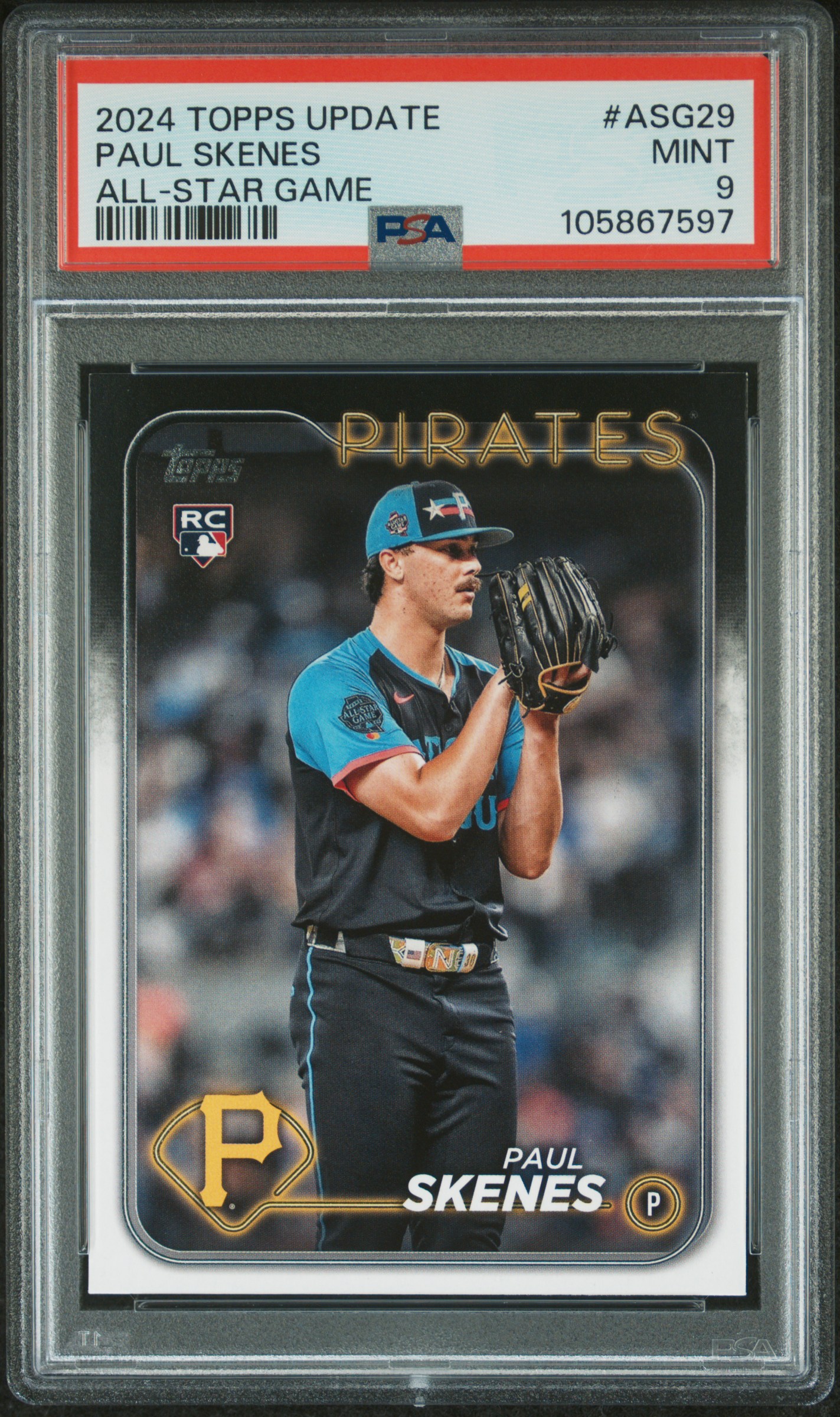 2024 Topps Update 2024 All-Star Game Paul Skenes #Asg29 Mint 9 front