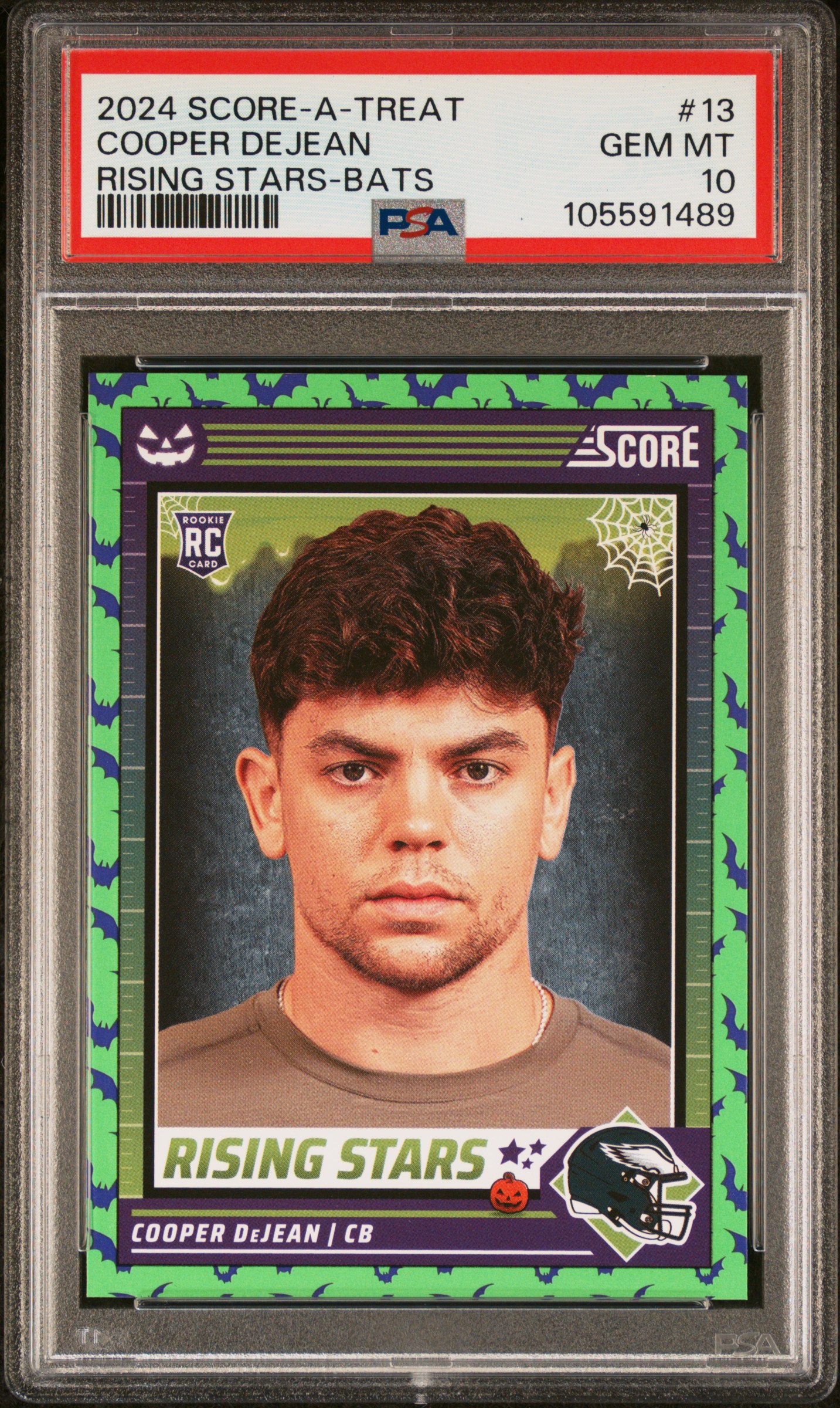 2024 Panini Score-A-Treat Rising Stars Cooper Dejean #13 (Rising Stars-Bats) Gem Mt 10 back