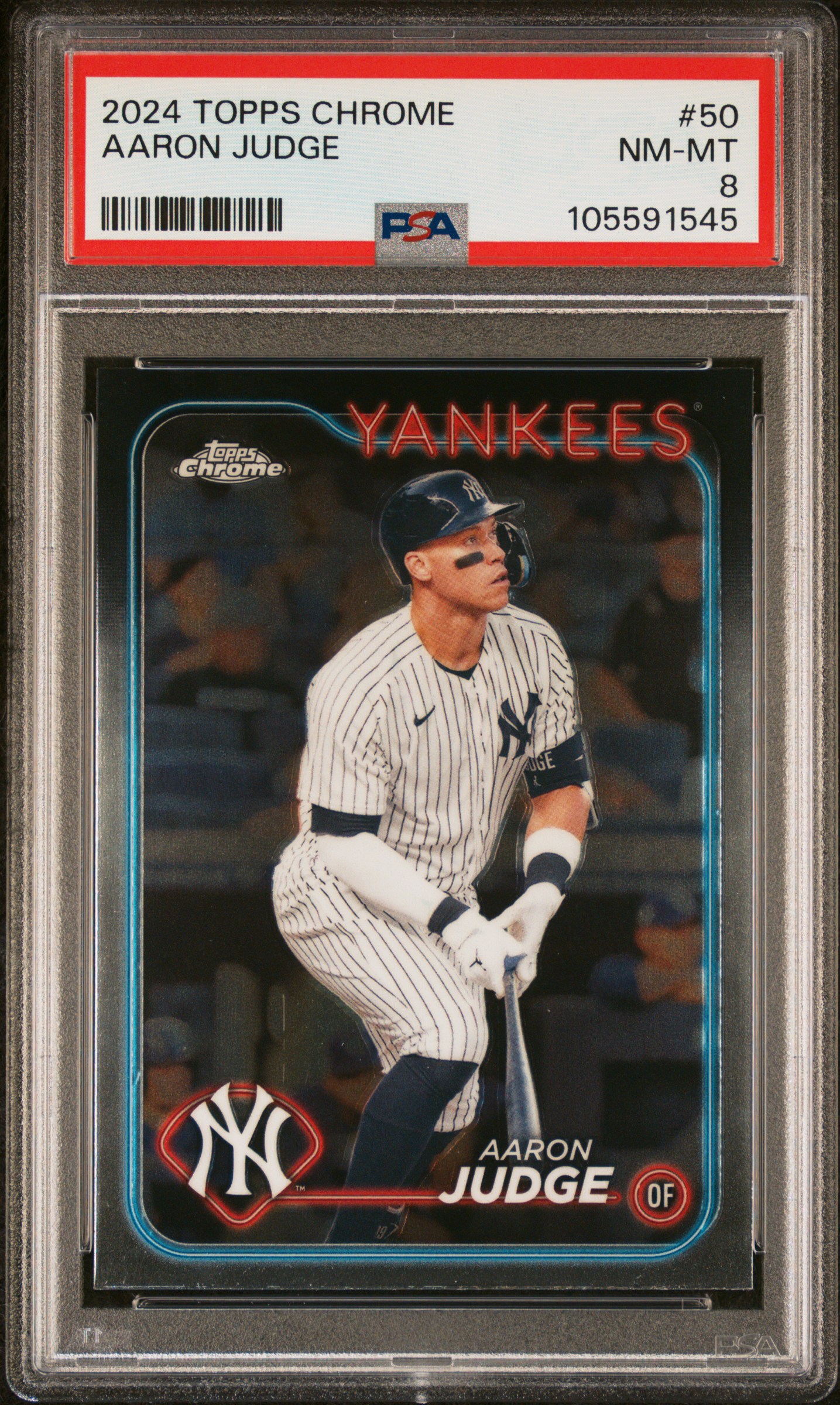 2024 Topps Chrome Aaron Judge #50 Nm-Mt 8 front