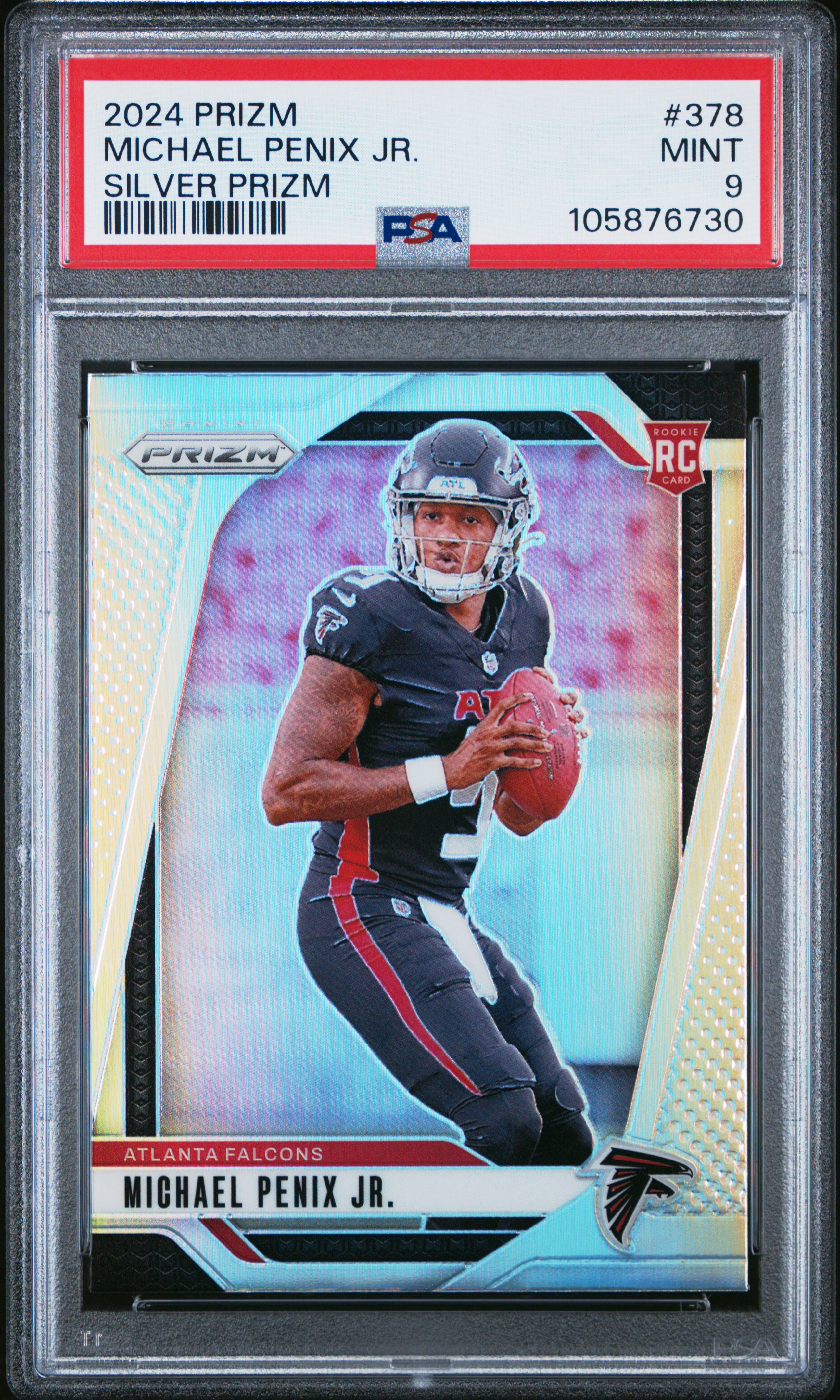 2024 Panini Prizm Michael Penix Jr. #378 (Silver Prizm) Mint 9 front