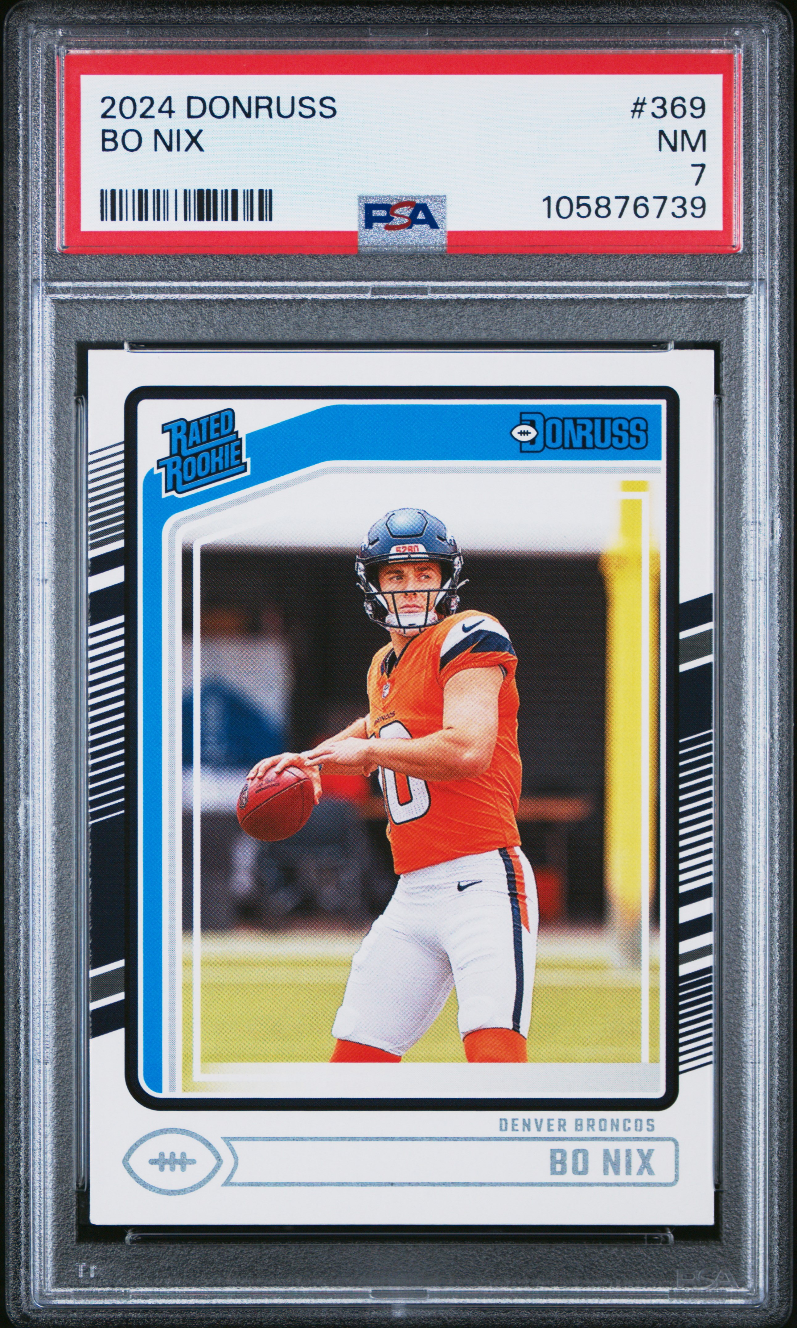 2024 Panini Donruss Bo Nix #369 Nm 7 front