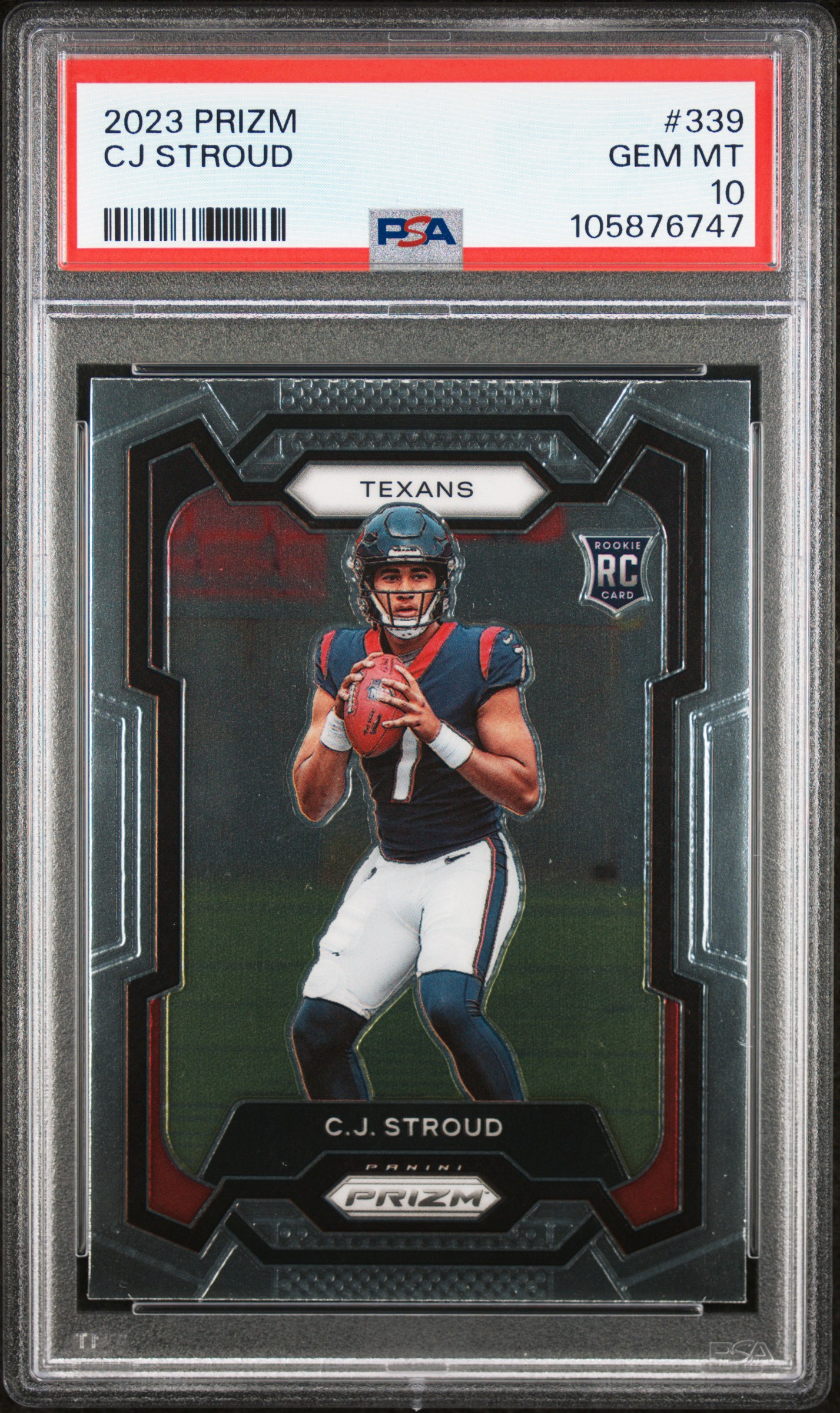 2023 Panini Prizm Cj Stroud #339 Gem Mt 10 front