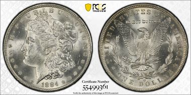 1884-O $1 MS63