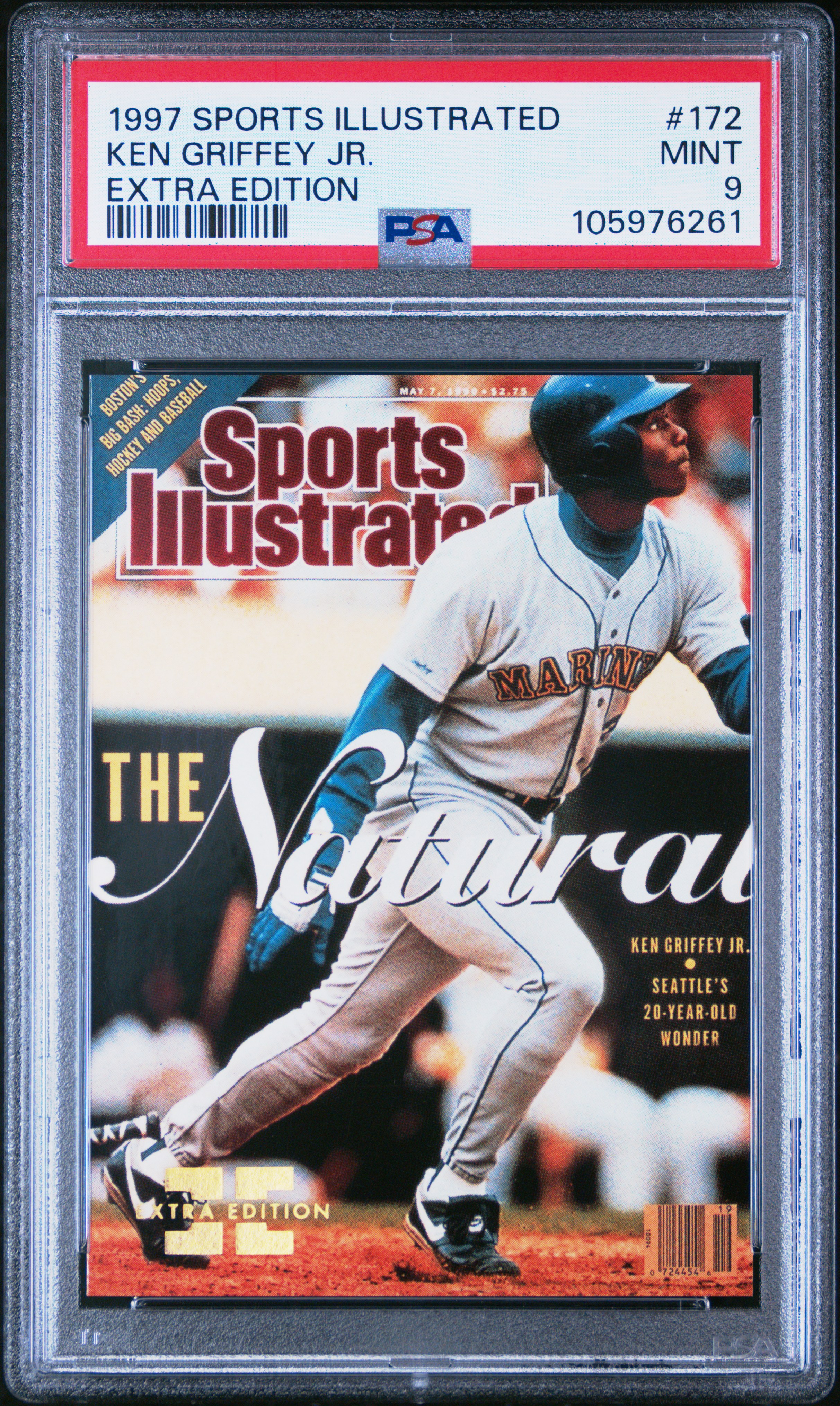 1997 Sports Illustrated Ken Griffey Jr. #172 (Extra Edition) Mint 9 front