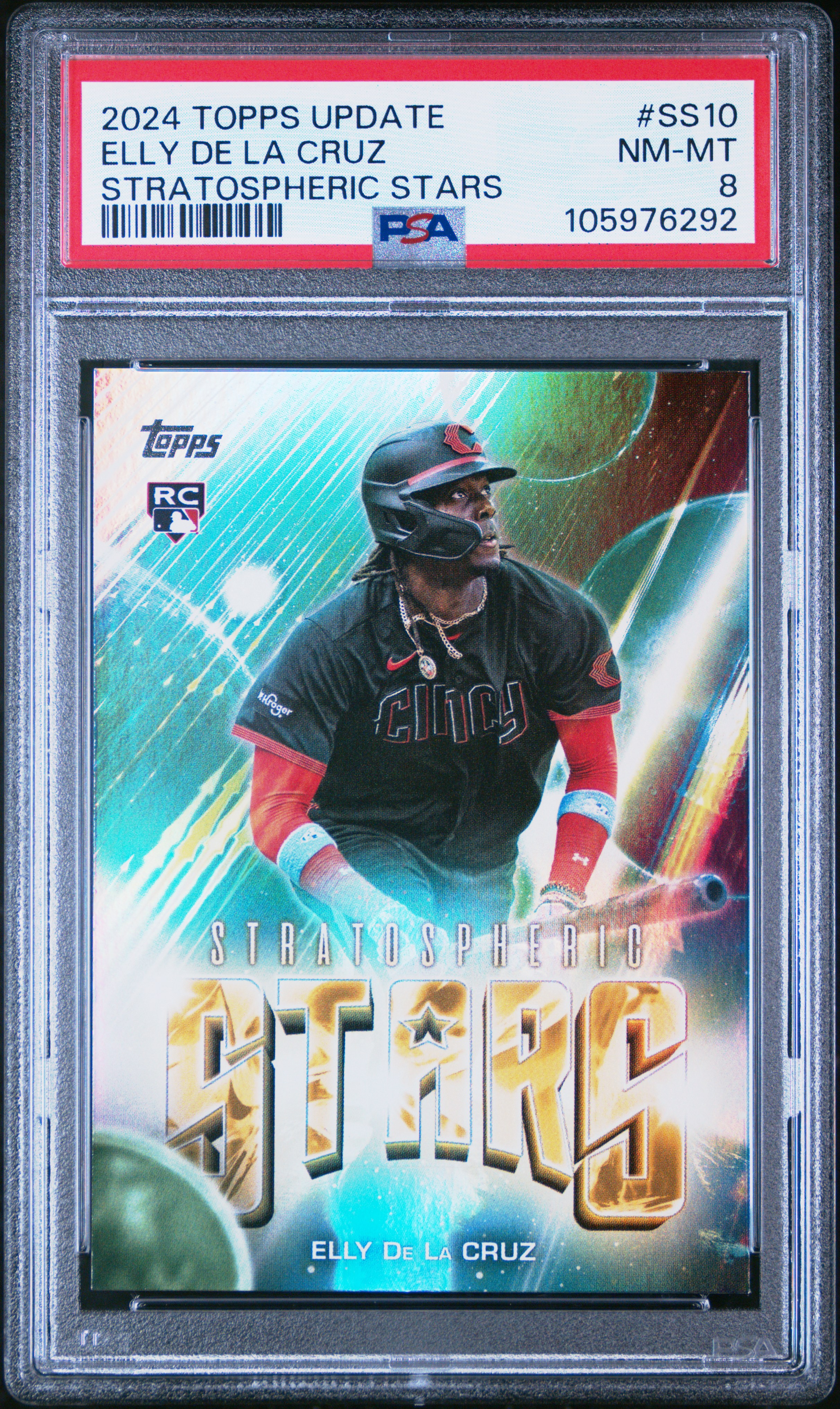 2024 Topps Update Stratospheric Stars Elly De La Cruz #Ss10 Nm-Mt 8 front