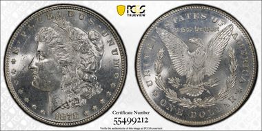 1878 7/8TF $1 VAM 30, Extra Talons Weak 7/0 MS63