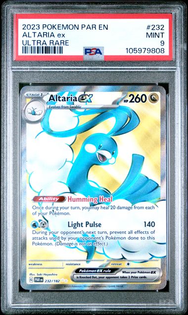2023 Pokemon Par En-Paradox Rift Altaria Ex #232 (Ultra Rare) Mint 9 front
