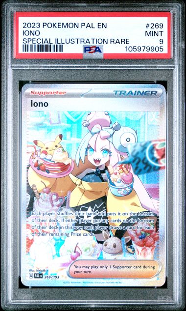 2023 Pokemon Pal En-Paldea Evolved Iono #269 (Special Illustration Rare) Mint 9 front