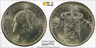 1944-D 2 1/2 G KM-46  Ag N1