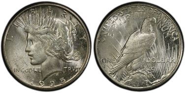 1925-S $1 MS64