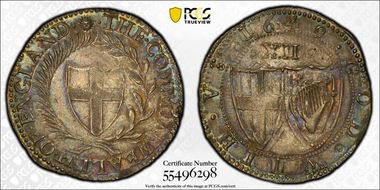 1649 Shil S-3217 Commonwealth MS62