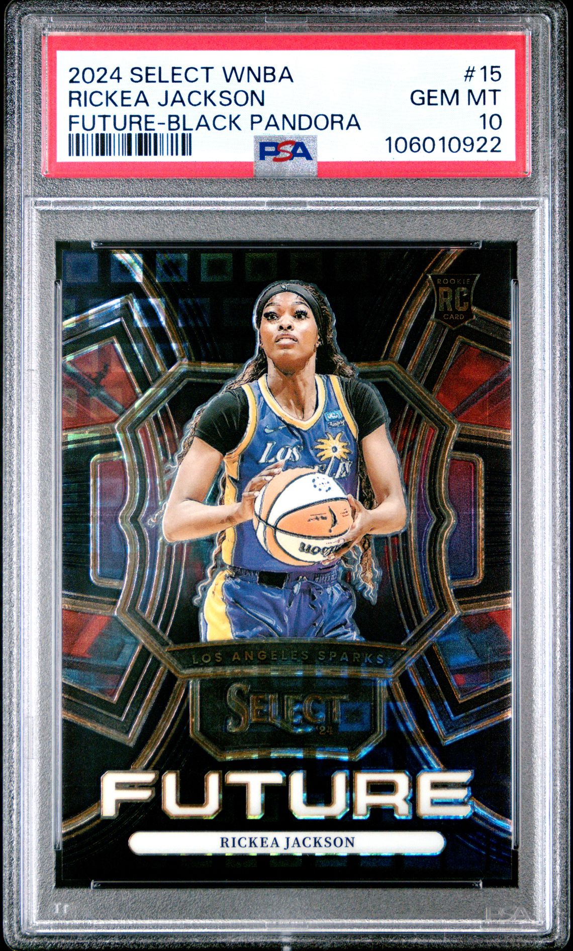 2024 Panini PANINI SELECT WNBA SELECT FUTURE BLACK PANDORA #15 Rickea Jackson front