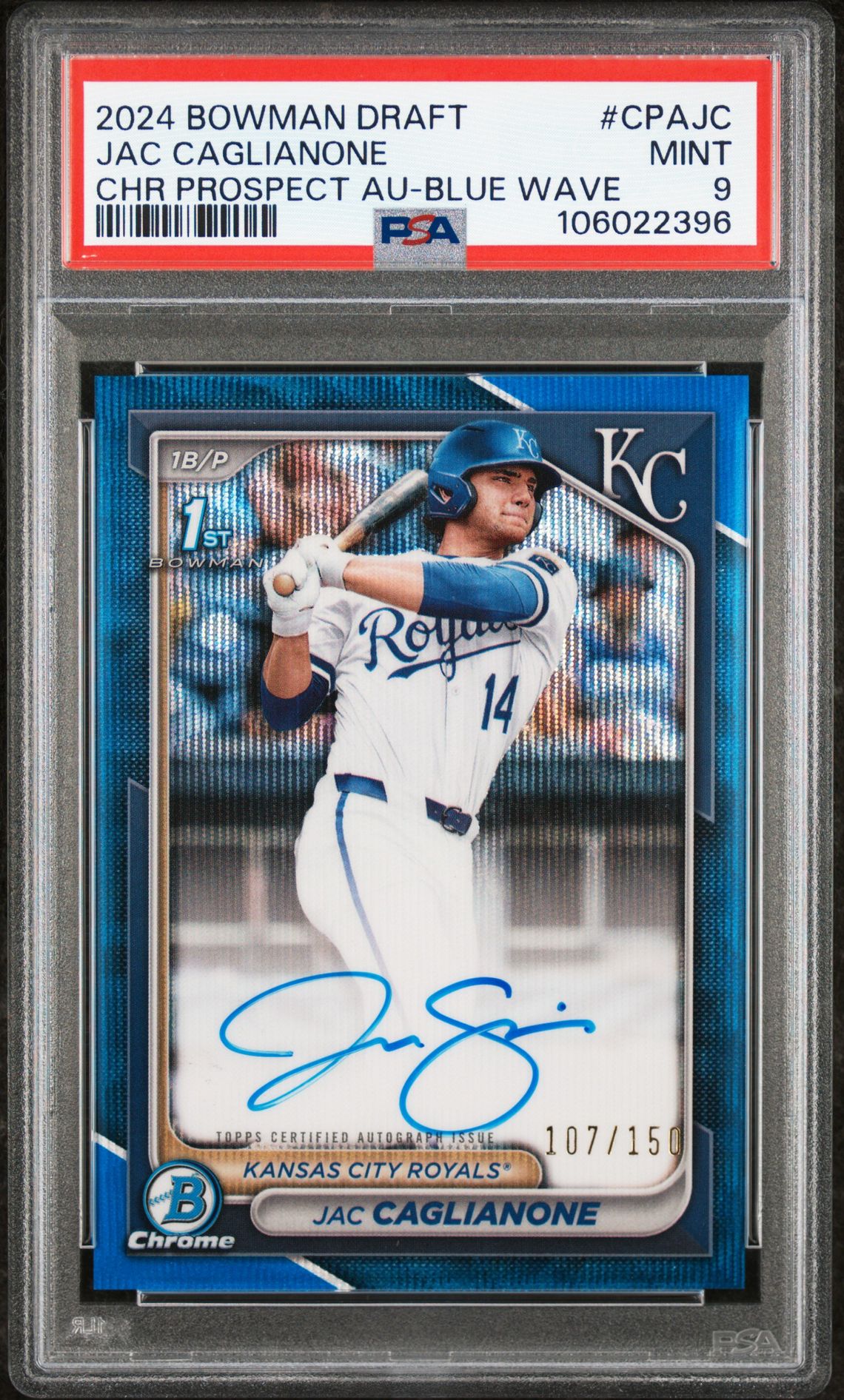 2024 Bowman Bowman Draft Wave #CPA-JC Jac Caglianone front