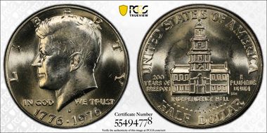 1976-D 50C Clad MS67