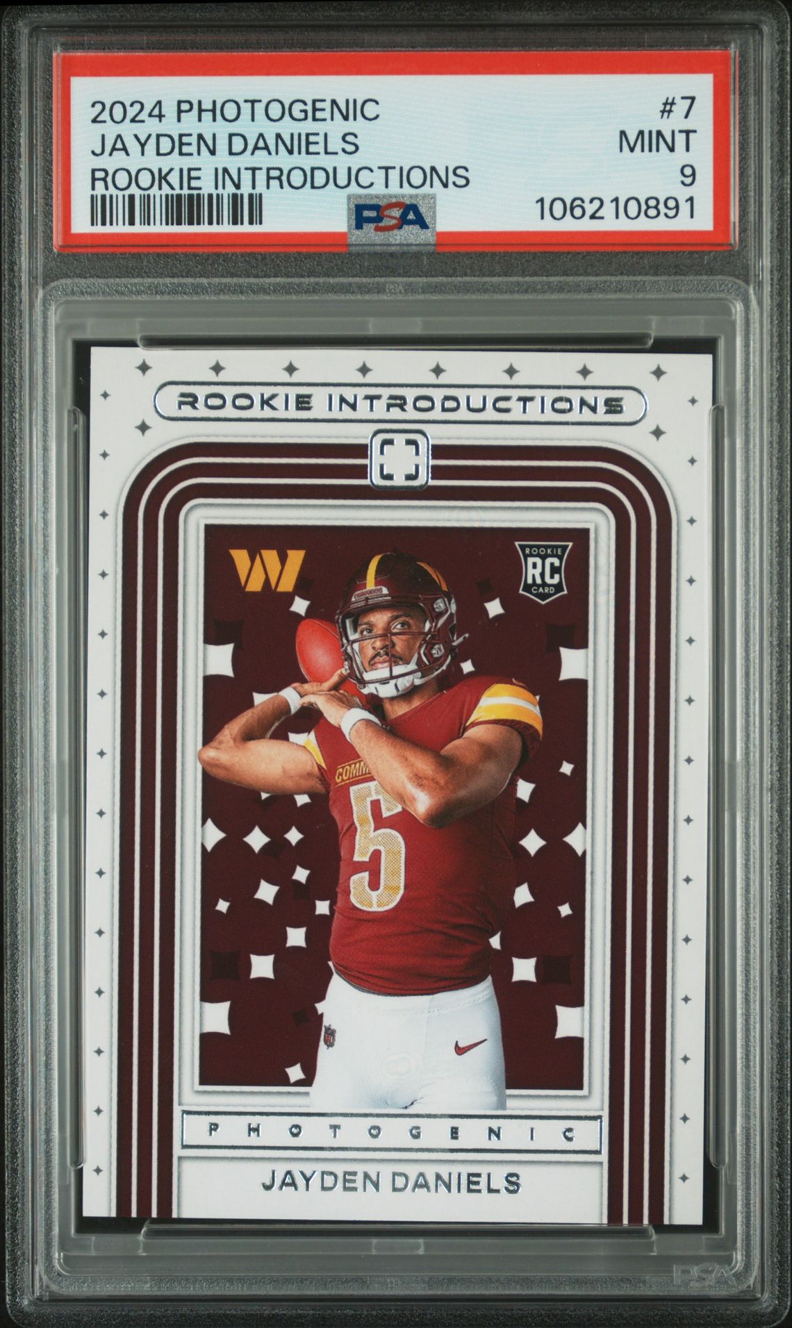 2024 Panini Panini Photogenic Rookie Introductions #7 Jayden Daniels front