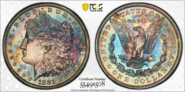 1881-S $1 MS62