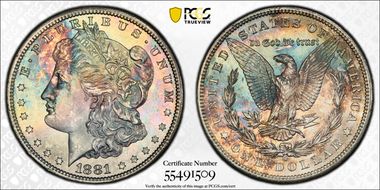 1881-S $1 MS64