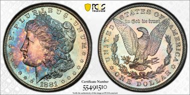 1881-S $1 MS64