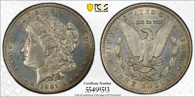 1891-CC $1 VAM 3, Spitting Eagle N1