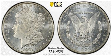 1901-O $1 MS64