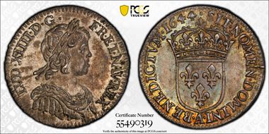 1644-A 1/12 Ec Gad-111 Point MS62