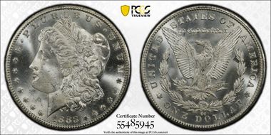 1883-CC $1 MS64+ 