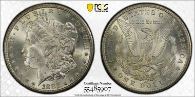1883-CC $1 MS64