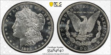 1898-O $1 MS65DMPL