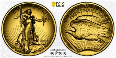2009 $20 Ultra High Relief MS70