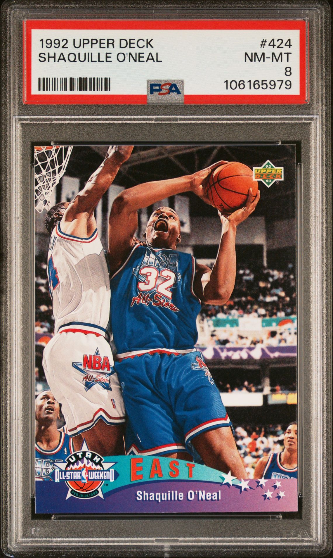 1992 Upper Deck UPPER DECK #424 Shaquille O'Neal front