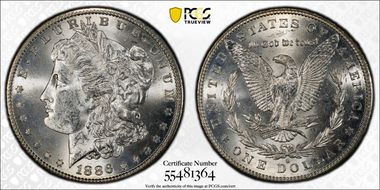 1886-S $1 MS63
