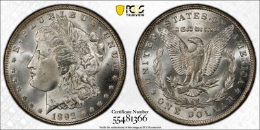1892-O $1 MS64
