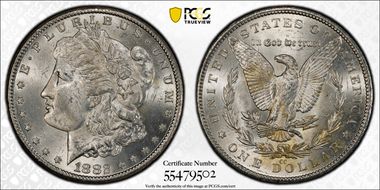 1882-CC $1 MS62