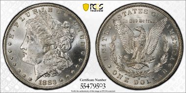 1883-O $1 MS63