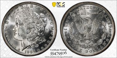 1884-O $1 MS62