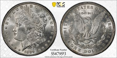 1889 $1 MS62
